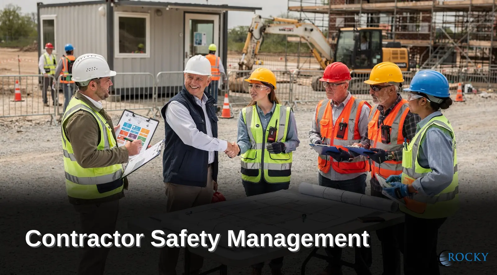 Contractor safety management is a systematic approach that covers planning, selecting, onboarding, supervising, and reviewing
